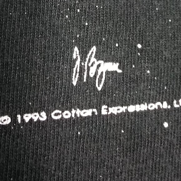 Vintage Albert Einstein Outer Space Stars Portrait T-Shirt - Picture 6 of 6